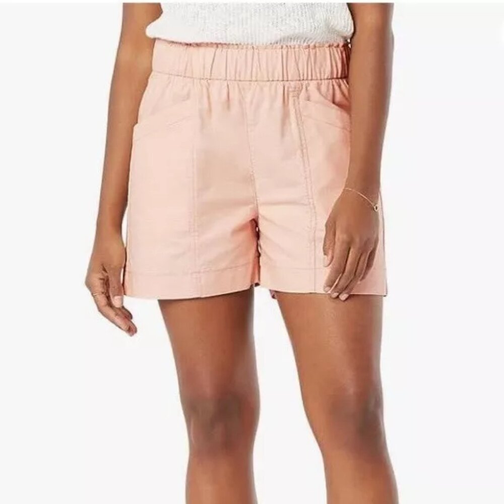 Signature Levi Strauss & Co Pink Women's Pull On Casual Elastic Waist Short XXL